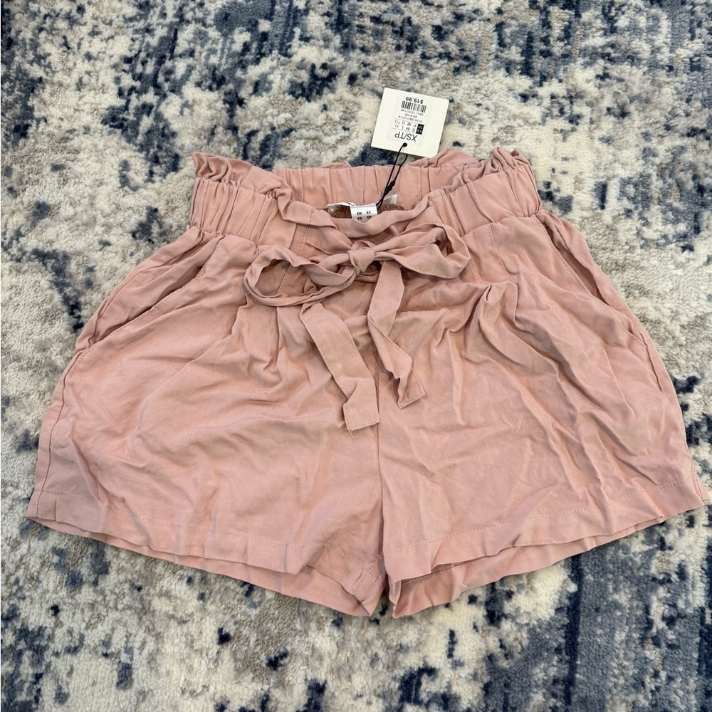 Charlotte Russe Pink High Waist Shorts